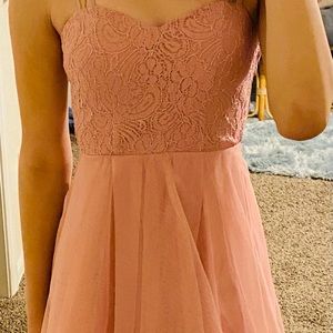 pink dress